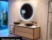 Rund badrumsspegel med LED-belysning Spegel L76 #4