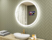 Rund badrumsspegel med LED-belysning Spegel L76 90cm - SmartScreen, DualColor