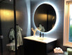 Rund badrumsspegel med LED-belysning Spegel L82