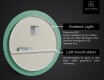 Rund badrumsspegel med LED-belysning Spegel L82 #3