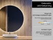 Rund badrumsspegel med LED-belysning Spegel L82 #4