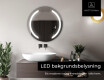 Rund badrumsspegel med LED-belysning Spegel L97 #5