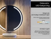 Rund badrumsspegel med LED-belysning Spegel L97 #4