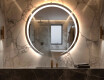 Rund badrumsspegel med LED-belysning Spegel L98