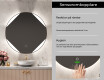 Rund badrumsspegel med LED-belysning Spegel L114 #6