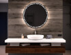 Rund badrumsspegel med LED-belysning Spegel L115