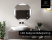 Rund badrumsspegel med LED-belysning Spegel L116 #5