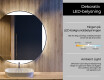 Rund badrumsspegel med LED-belysning Spegel L116 #4