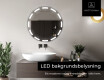 Rund badrumsspegel med LED-belysning Spegel L117 #5