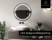 Rund badrumsspegel med LED-belysning Spegel L118 #5