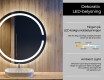 Rund badrumsspegel med LED-belysning Spegel L118 #4