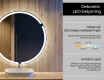 Rund badrumsspegel med LED-belysning Spegel L119 #4
