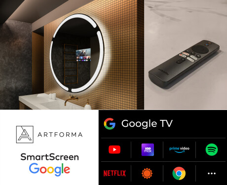 Rund badrumsspegel med LED-belysning Spegel L119 #8