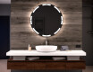 Rund badrumsspegel med LED-belysning Spegel L120