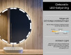 Rund badrumsspegel med LED-belysning Spegel L121 #4