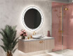 Rund badrumsspegel med LED-belysning Spegel L122 #10