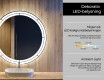 Rund badrumsspegel med LED-belysning Spegel L122 #4