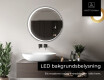 Rund badrumsspegel med LED-belysning Spegel L123 #5