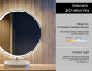 Rund badrumsspegel med LED-belysning Spegel L123 #4