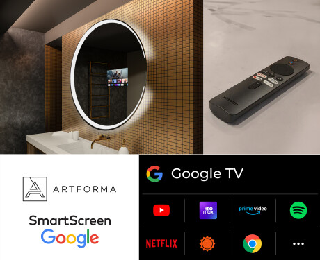 Rund badrumsspegel med LED-belysning Spegel L123 #8