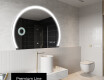 Elegant LED Halvcirkel Spegel - Modern Belysning för Badrum W222 #4
