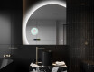 Elegant LED Halvcirkel Spegel - Modern Belysning för Badrum X221 #10