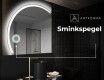 Elegant LED Halvcirkel Spegel - Modern Belysning för Badrum X222 #9