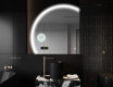 Elegant LED Halvcirkel Spegel - Modern Belysning för Badrum X222 #10