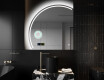 Elegant LED Halvcirkel Spegel - Modern Belysning för Badrum X223 #10