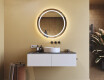 Rund badrumsspegel med LED-belysning Spegel 80cm med kallt LED-ljus 7000K, varmt ljus 3000K eller neutralt ljus 4500K #8