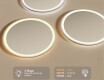 Rund badrumsspegel med LED-belysning Spegel 60cm med kallt LED-ljus 7000K, varmt ljus 3000K eller neutralt ljus 4500K #3