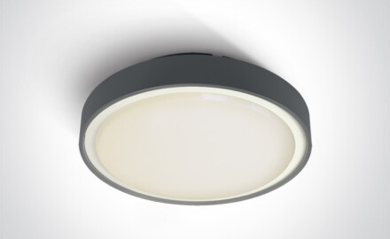 RAFTI E taklampa 12 W, IP65, vit