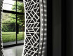 Rund Dekorativ Spegel Med Led-belysning För Badrummet - Triangless #11