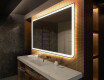 Badrumsspegel med LED-belysning Spegel L146