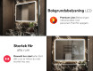 Badrumsspegel med LED-belysning Spegel L146 #5