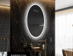 Badrumsspegel med LED-belysning Spegel L227