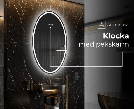 Badrumsspegel med LED-belysning Spegel L228 #7