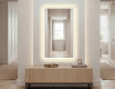 Vertikal Badrumsspegel med LED-belysning Spegel L01