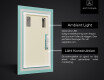 Vertikal Badrumsspegel med LED-belysning Spegel L01 #3