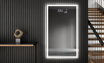 Vertikal Badrumsspegel med LED-belysning Spegel L01