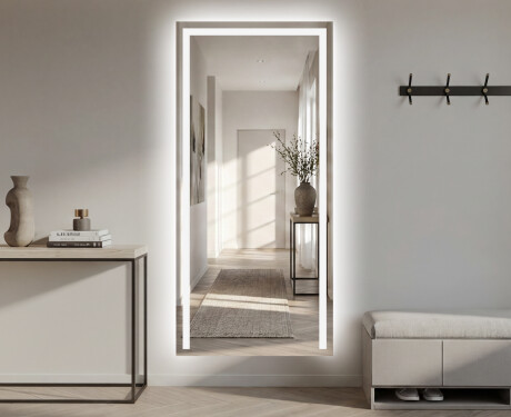 Vertikal Badrumsspegel med LED-belysning Spegel L11