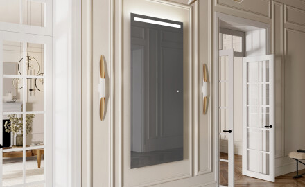 Vertikal Badrumsspegel med LED-belysning Spegel L12