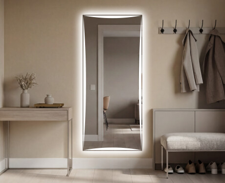 Vertikal Badrumsspegel med LED-belysning Spegel L77