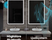 Vertikal Badrumsspegel med LED-belysning Spegel L01 #7