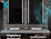 Vertikal Badrumsspegel med LED-belysning Spegel L02 #7