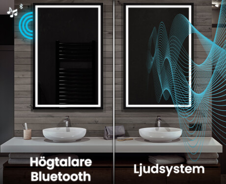 Vertikal Badrumsspegel med LED-belysning Spegel L15 #7