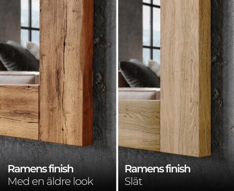 Vertikal rektangulära väggspeglar LED med ekram L225 #7