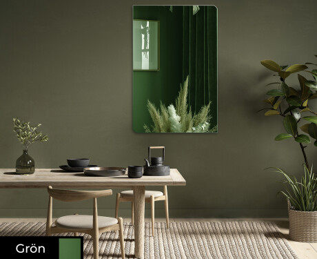 Avrundade modern spegel dekoration L174 #1