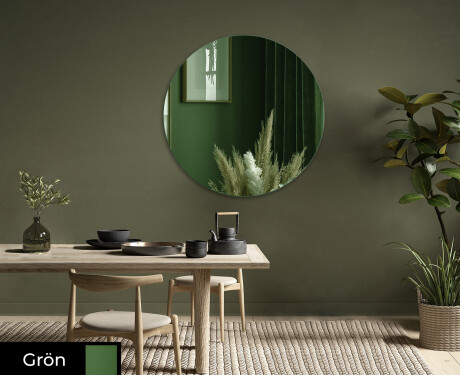 Runda modern spegel dekoration L175