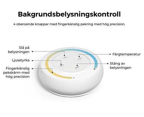 Runda modern spegel dekoration L175 #12